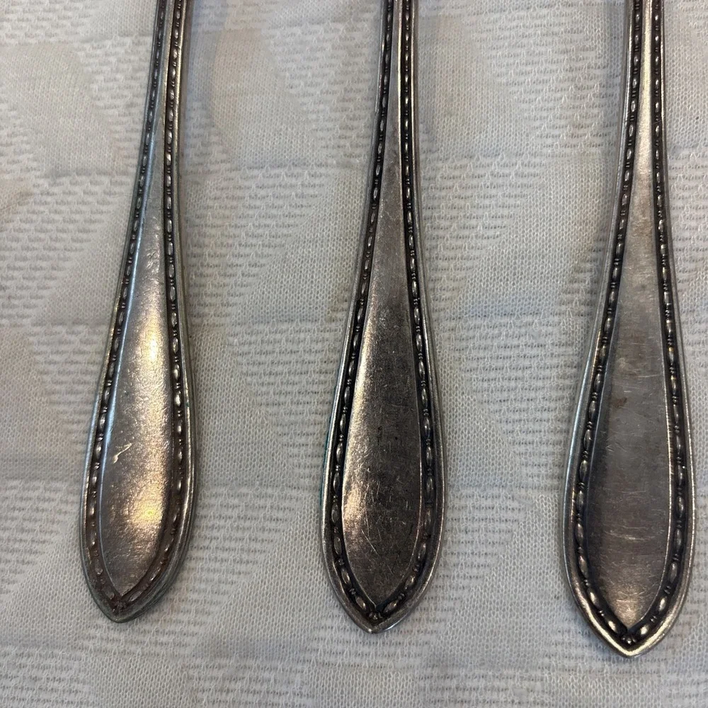 Vintage R Wallace Sectional Flatware Fork Lot (10)Dinner Forks Salad/Fish Forks